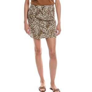 Tommy Bahama Lovely Leo Leopard Print Short Skirt Size 8 NWT